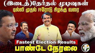 🔴Rangaraj Pandey Live on Delhi and Erode east election Poll result | Non - Stop live | Chanakyaa