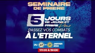 [LIVE] SÉMINAIRE |JOUR 4|Thème : COMMENT PASSER SES COMBATS A L'ETERNEL |Orateur : Pst Henry MUTOMBO