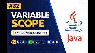 #32 – Variable Scope in Java Explained Clearly with Examples