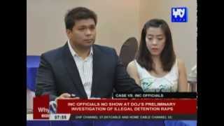 INC officials no show at DOJ’s preliminary investigation of illegal detention raps