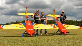 WHAT A GREAT RC SYNCHRONOUS FLIGHT SHOW / GERMAN AEROBATIC TEAM / Damelang 2016