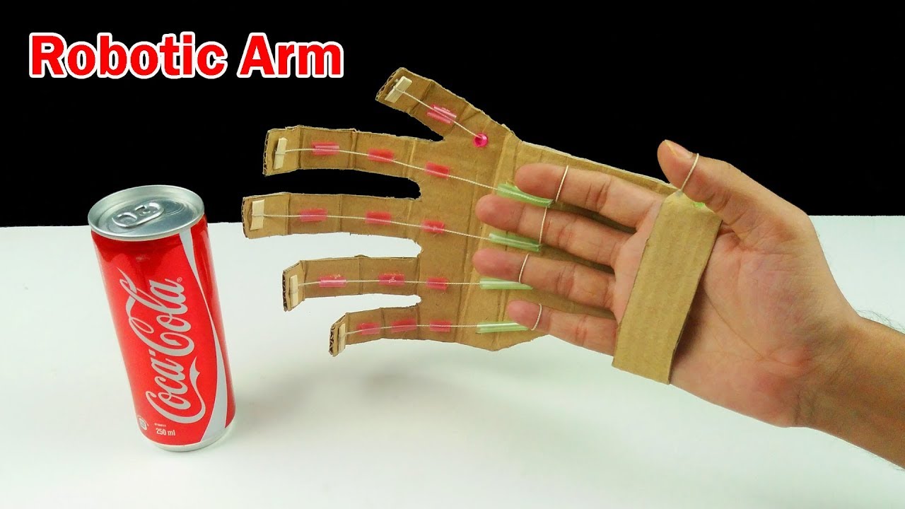 Robot Hand Made Of Cardboard At Frank Keith Blog