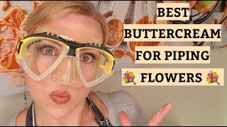 Best buttercream for piping flowers
