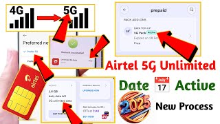 Airtel 5G  Unlimited Data Not Working | Here `s the fix ! airtel 5g unlimited data