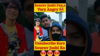 Angry - Sourav Joshi Vlogs Fan,s Why? Sourav Joshi Attitude | #shorts