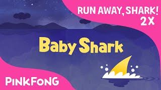 Run Away, Baby Shark ! | 2x FASTER | Animal Songs | PINKFONG Songs for Children