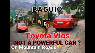 Toyota Vios 1.3 not a powerful car for mountain  roads ..???