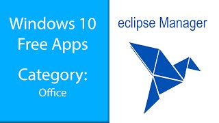 Free Windows App - Eclipse Manager