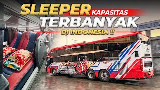 REKOR KAPASITAS SLEEPER TERBANYAK DALAM BUS ‼️ Borlindo Aero 9 SLR Volvo B11R