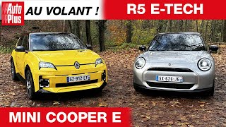 ESSAI ROUTIER : R5 VS MINI COOPER, duel de citadines électriques rétros !