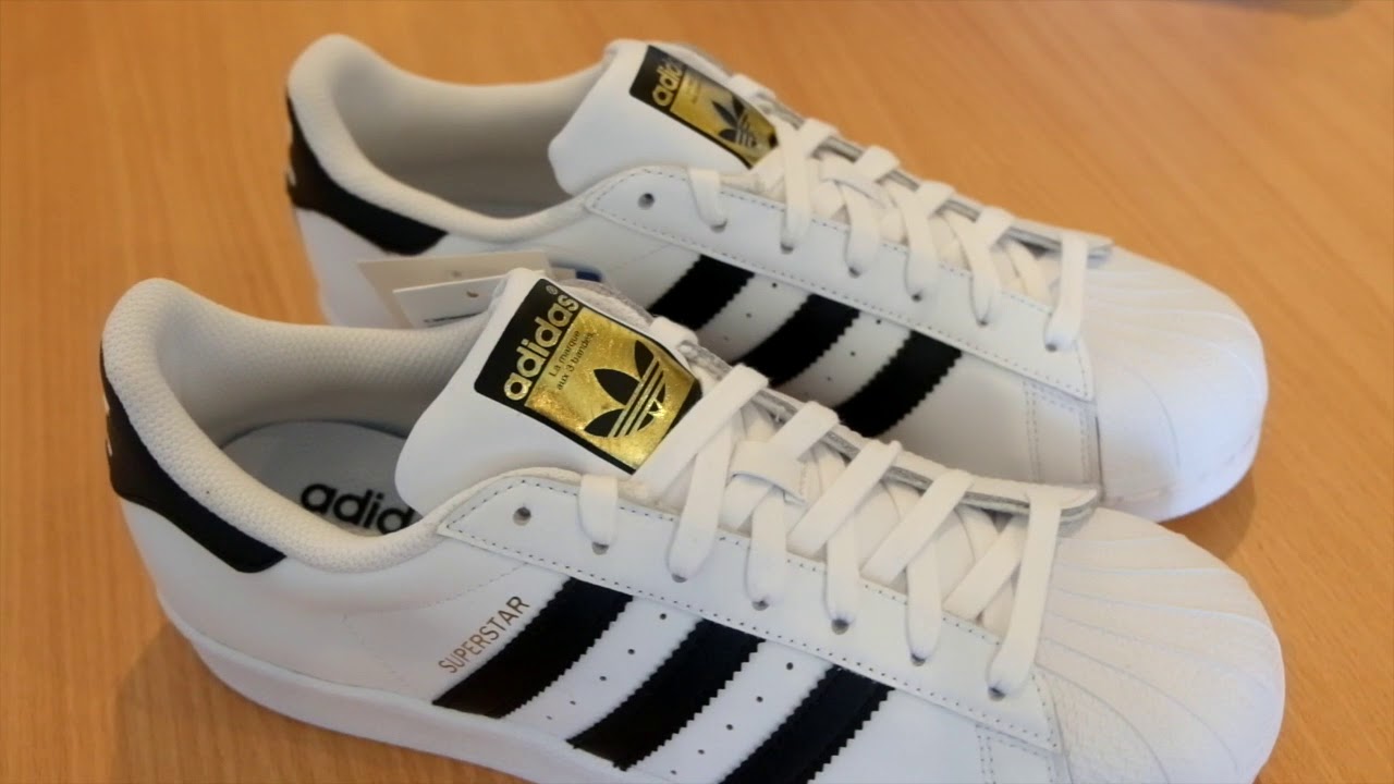 ADIDAS Originals Superstar B&W FASHIONABLE Unboxing - YouTube