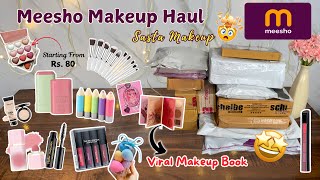 Meesho Makeup Haul | Meesho ka sasta makeup 😍💅| Starting from rs. 80/-