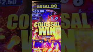 COLOSSAL WIN ON A 66 CENT BET! #jackpot #grand #slots #bigwin #bigjackpot