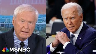 Chris Matthews: Biden is not quitting; he is not built to quit