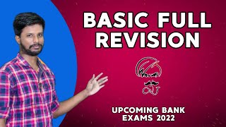 BASIC FULL REVISION- REVISION MUKKIYAM MAKKALE | UPCOMING BANK EXAMS 2022 | MR. ABITH