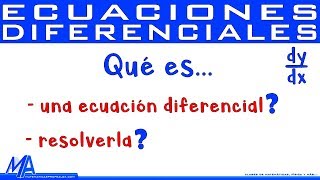 Ecuaciones diferenciales | Introducción