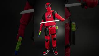 Deadpool 3 Deadpool \u0026 Wolverine Kidpool Wade Wilson Deadpool Cosplay Hoodie