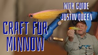 How to Tie a Craft Fur Minnow - Fly Tying Episode 7