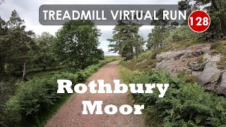 Treadmill Virtual Run 128: Rothbury Moor, Northumberland, UK