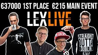 €37000 1st place! Lex Live Main Event!