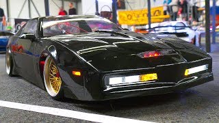 AWESOME RC MODEL DRIFT CAR KNIGHT RIDER K.I.T.T. IN DETAIL AND MOTION!!