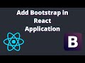 Add bootstrap on your react application | Bootstrap 5 Navbar | Bootstrap Table