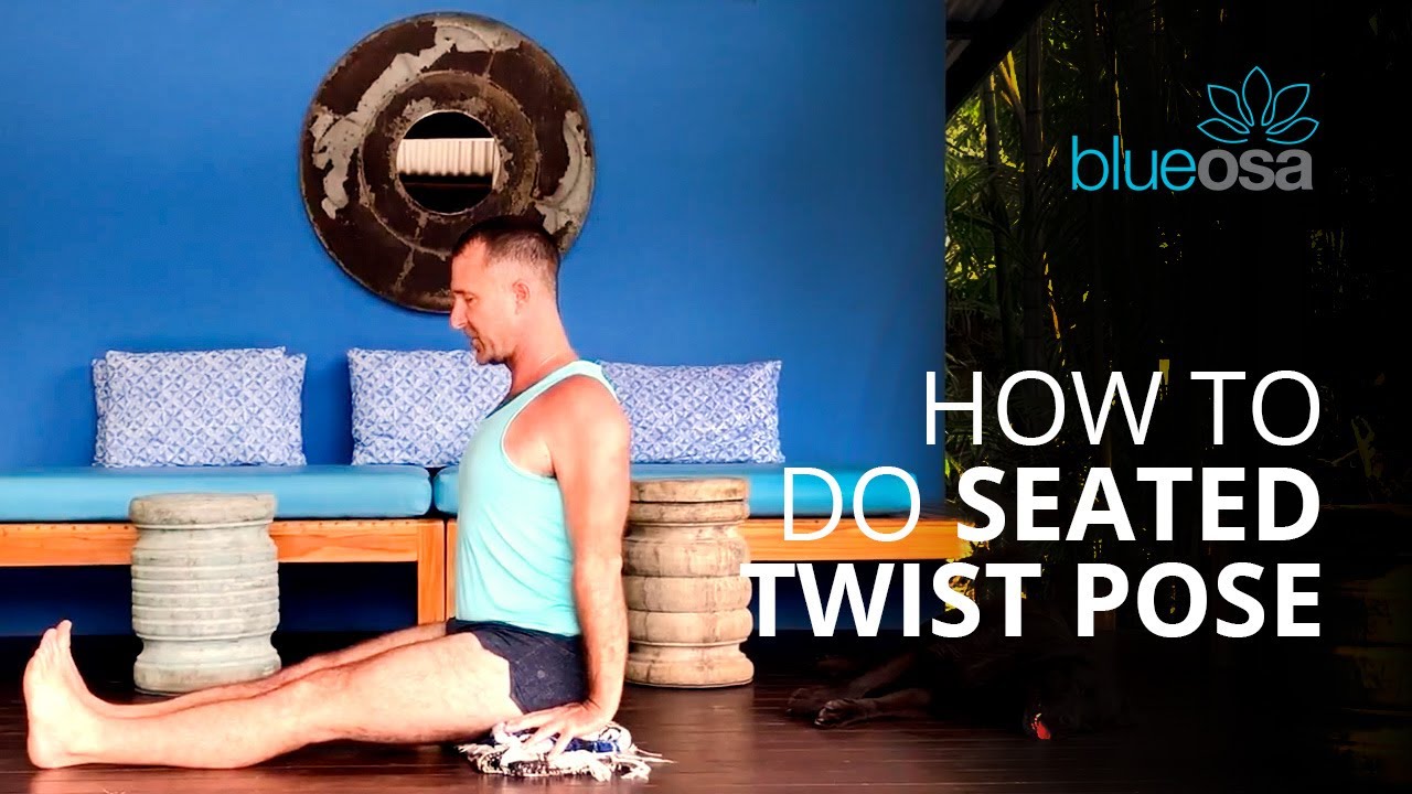 How To Do Seated Twist Pose (Marichyasana C) - YouTube