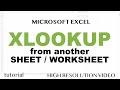 How to XLOOKUP from Another Worksheet (Sheet) in Excel