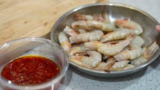 Sambal prawns