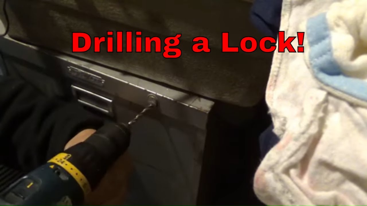 Lost Key How To Get Into A Locked File Cabinet Drill Lock You