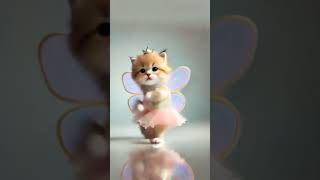 cute fairy cat #cat #petdance #dancingpet #catlover #dancingcat