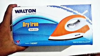 Walton WIR-D05 Dry Iron Unboxing \u0026 Full Review | Walton Product 2019