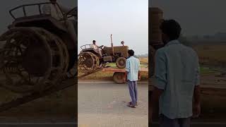 Mahindra 575 DI with full kg wheels transportation 🔥🔥🔥🔥 #tractorvideos  #let'srock @infinity_9092