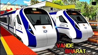 VANDE BHARAT EXPRESS JOURNEY IN MSTS || Train-18 IRTS