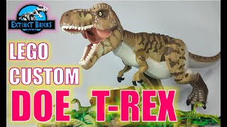 TYRANNOSAURUS REX DOE LEGO CUSTOM JURASSIC PARK  THE LOST  WORLD I DOE T-REX Dinosaur