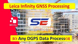 Leica Infinity GNSS Raw Data Processing | Static Data