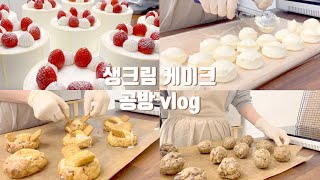 Vlog]케이크공방 브이로그 근데 이제 쿠키를 곁들인..ㅣ초보사장 크리스마스 버티기💪ㅣ창업브이로그ㅣ쿠키에 진심인 케이크사장ㅣcake vlog