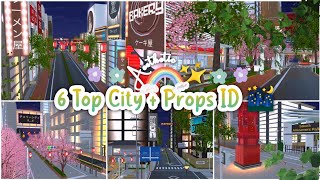 6 Top City ID Props Aesthetic ✨🌃 Part 2 : Sakura School Simulator