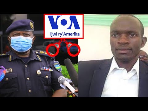 UMUNYAMAKURU ERIC BAGIRUWUBUSA W'IJWI RYAMERICA YAFASHWE N'ABA POLISI ...