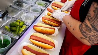 American Food - CHICAGO HOT DOGS, SAUSAGES, ITALIAN BEEF SANDWICHES Dog Day Afternoon NYC