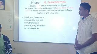 Intro Electronic SMD Transformer in mobile PCB Board Given By KTI Student_Part 30_mobile repairing