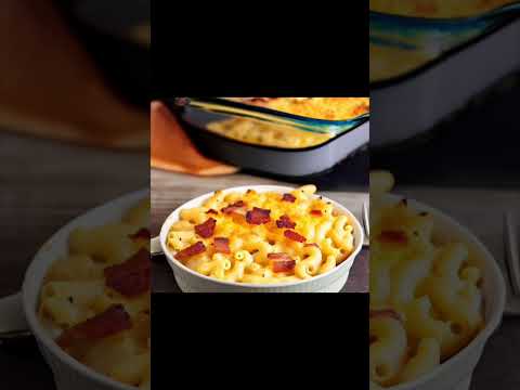 Comfort Food Ideas – To die for #Food #Foodie #MacNCheese #Bacon #AiFood