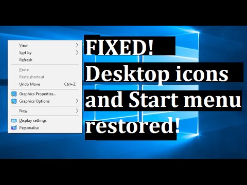 Solved! Desktop Icons & Start Menu Won’t Load Windows 10