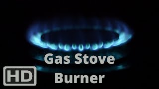 Virtual GAS STOVE BURNER - Calm, Relaxing, Warm - HD