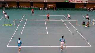 '10 全日本〔社会人・学生]対抗インドアソフトテニス大会 男子決勝1