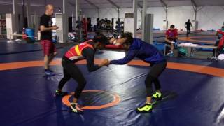 Wrestling Federation of Cambodia  Action Training in Rio 2016