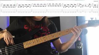 Gary Moore - Walking By My Self - Bass Cover with Tab