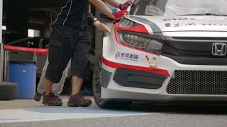 World First 2016 Honda Civic  CTCC Factory Race Car - Tested by CTCC Champion Martin Xie