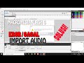 Cara mengatasi eror mengimport audio di macromedia flash 8