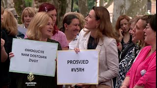 Protest u pravosuđu Hrvatske: Službenici i namještenici traže veće plaće